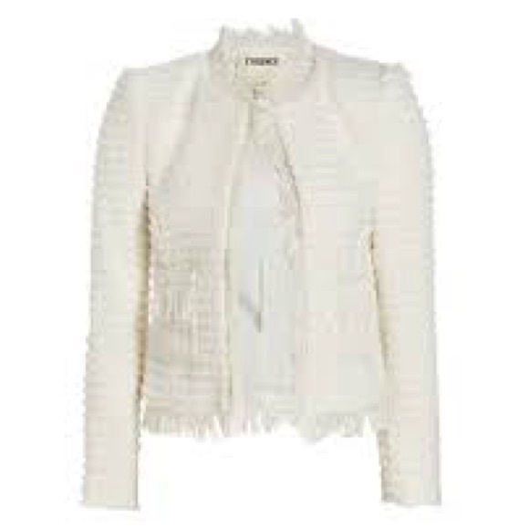 L’Agence Angelina blazer, ivory, size 8 - Picture 2 of 6
